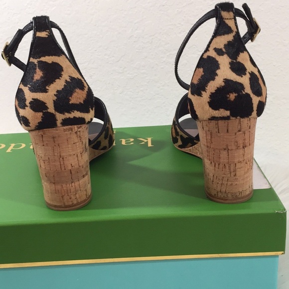 KATE SPADE NEW YORK LONNIE LEOPARD PRINT WEDGE - Picture 9 of 15